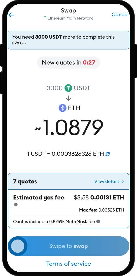 Swap Your USDT for Malinka